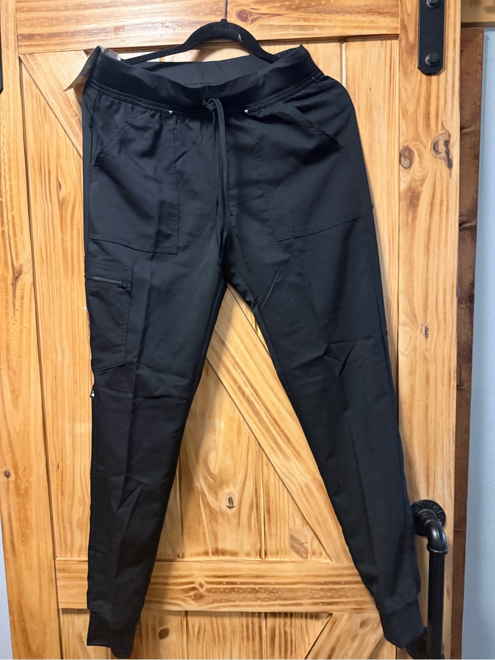 Scrubstar Black Jogger Pants with Cargo Pocket